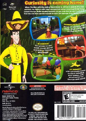 Curious George box cover back